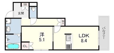 GRANATE西宮の間取り画像