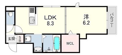 GRANATE西宮の間取り画像