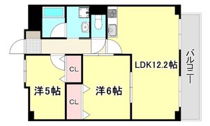 東灘プレイスの間取り画像