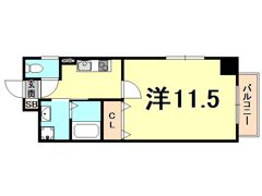 プライマル西宮夙川の間取り画像