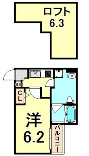 ROOM東園田の間取り画像