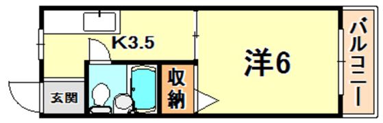サンリッチハイツの間取り画像