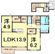 メゾングレープの間取り画像