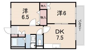 サラスヨネダの間取り画像