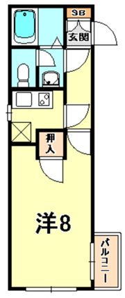 ハイツスズランの間取り画像