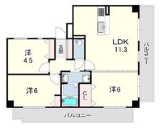ワコーレ明石マリンプレイスの間取り画像