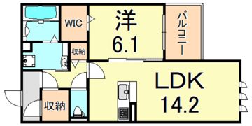 エステート武庫之荘の間取り画像