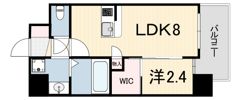 プレリスNEO神戸湊川公園ヴェルトの間取り画像