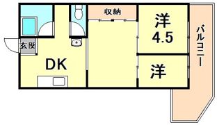 グラディート神戸2の間取り画像
