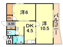 パークハイツ青谷の間取り画像