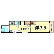 KMコートの間取り画像