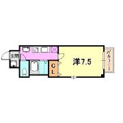 B-RISE元町の間取り画像