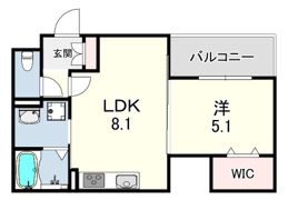 クリエオーレ神田中通2の間取り画像