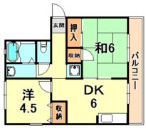 メゾンいずみの間取り画像