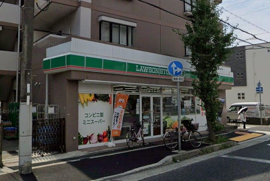 近くのローソンストア100 LS尼崎東園田町店まで87m(徒歩2分)