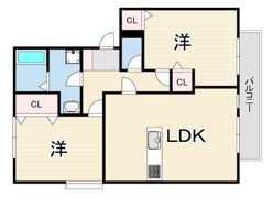 メナージュの間取り画像