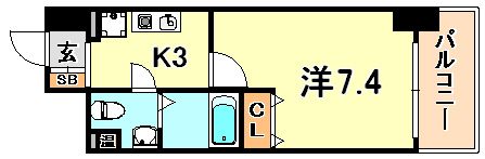 ベルトピア門口の間取り画像