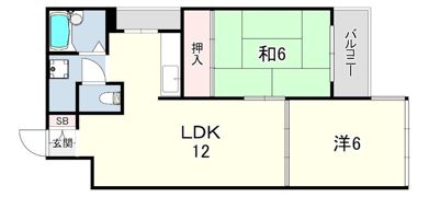 R2フラット久保の間取り画像