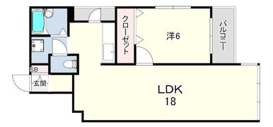 R2フラット久保の間取り画像