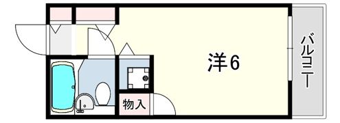 AQUA鈴蘭台2の間取り画像