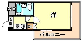 松原マンションの間取り画像