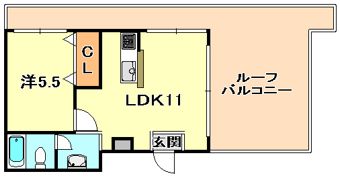 松原マンションの間取り画像