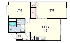 ガーデンハイツ鈴蘭の間取り画像