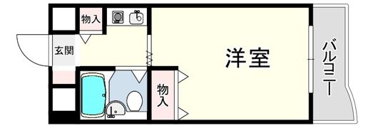 明石ヤングパレスの間取り画像