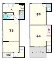 吾妻通5丁目アパートの間取り画像
