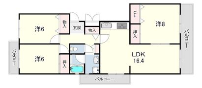 鈴蘭泉台第6ハウスの間取り画像