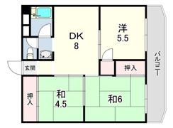 シャンボール樋之池の間取り画像