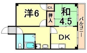 きゃぴたる北浜の間取り画像