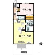 ラスルプレイスの間取り画像