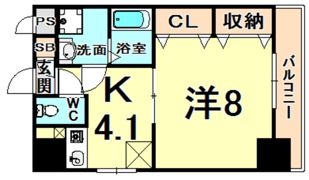 尼崎ヒルズの間取り画像