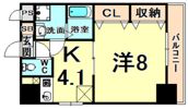 尼崎ヒルズの間取り画像