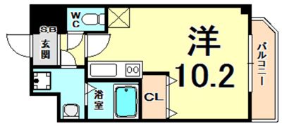 オズレジデンス尼崎の間取り画像