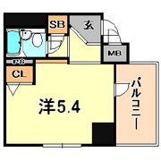 三宮パーク・ハイムの間取り画像