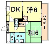 ドミール西宮北口の間取り画像