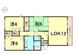 ロイヤルヴィラの間取り画像