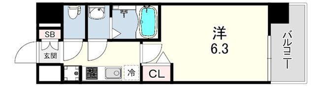 プレサンス尼崎アルモナの間取り画像