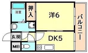 メゾンパピヨンの間取り画像