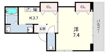 KSマンションの間取り画像