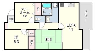 イスズハイツベル鈴蘭台南町の間取り画像