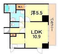 プレザン新神戸の間取り画像