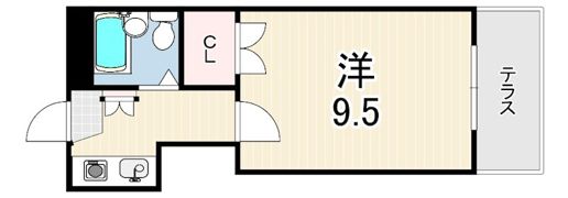 フローラ鈴蘭台北町の間取り画像