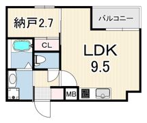 ワコーレヴィータ神戸山本通の間取り画像