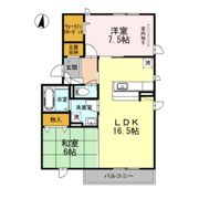 シューパレス3の間取り画像