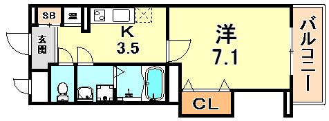 ラ・ウェゾン大石南町の間取り画像
