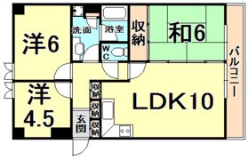 パインハイツ甲子園の間取り画像
