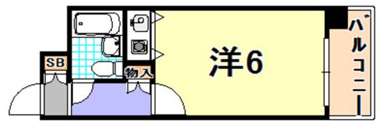 朝日プラザアルファポート神戸の間取り画像